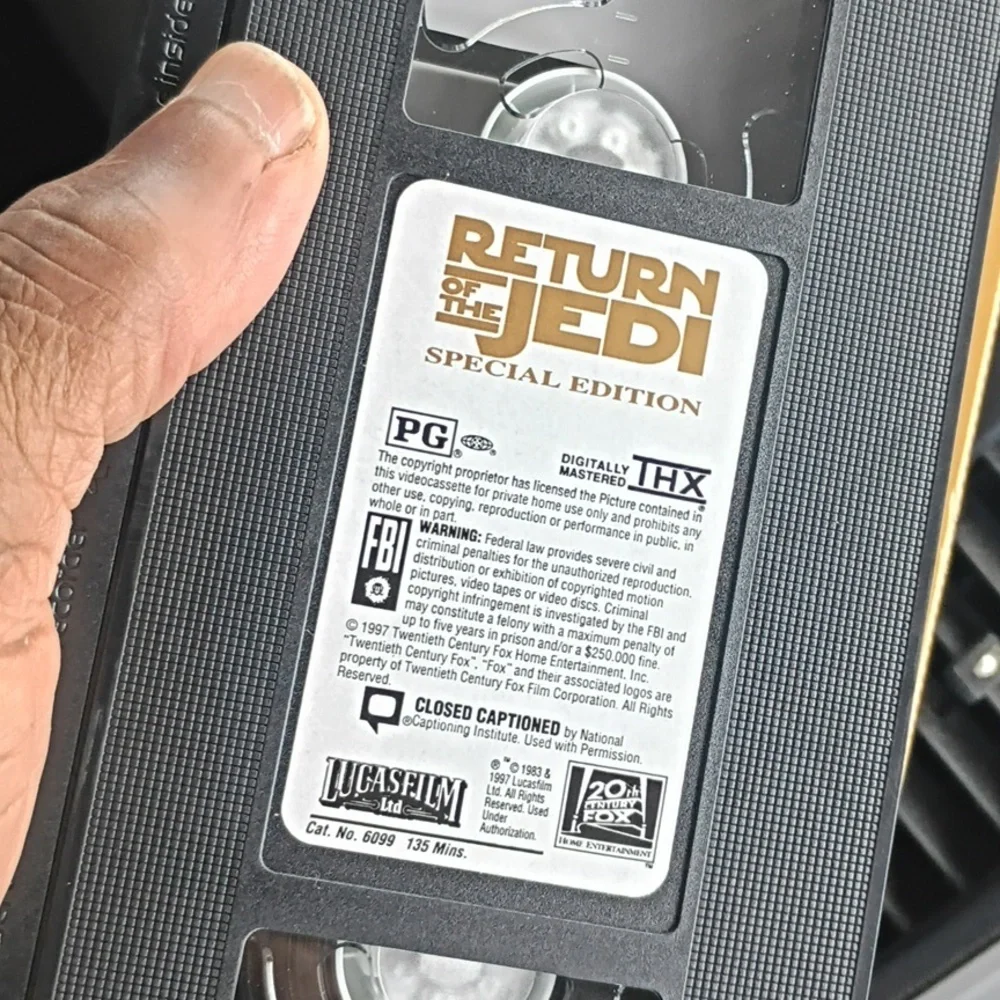 Return of the Jedi Special Edition VHS Tape